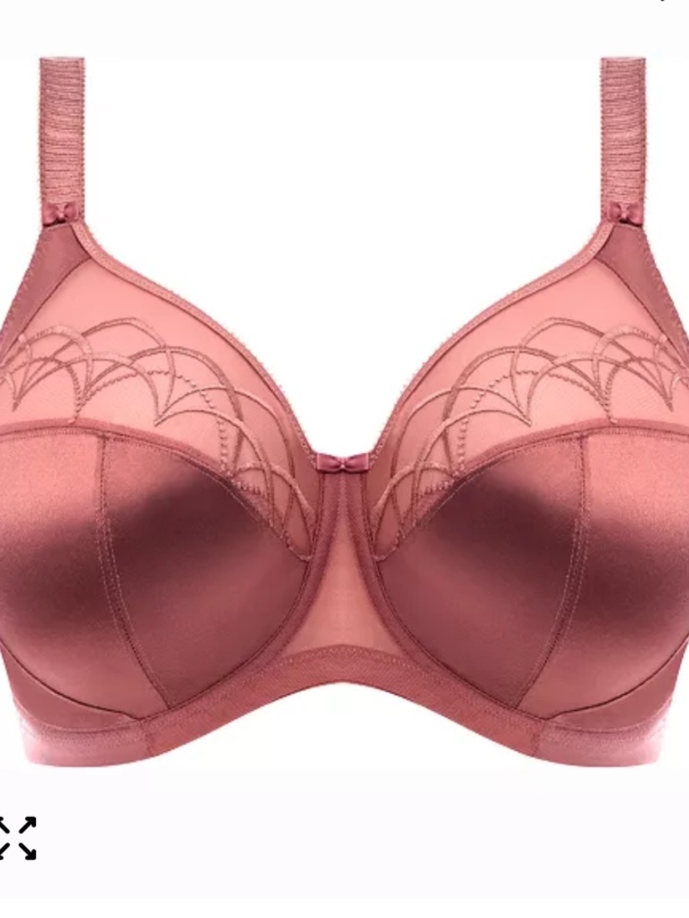 NWT Elomi Cate in Rosewood Underwire Full-Coverage Bra, sz. 42M